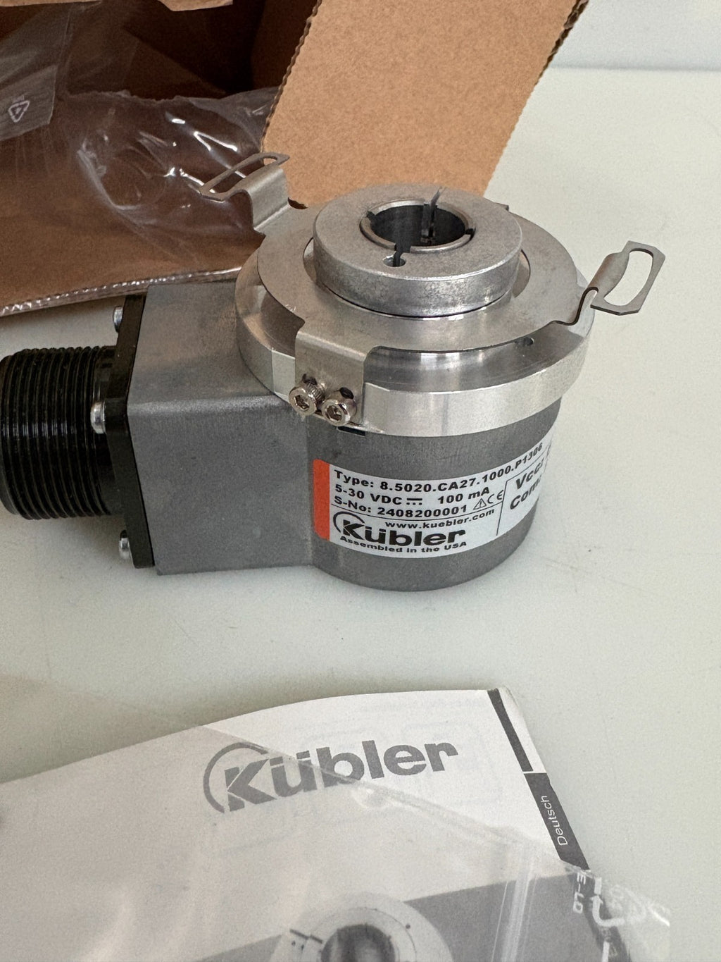 KUBLER INCREMENTAL ENCODER 8.5020.CA24.1000.P1300 1