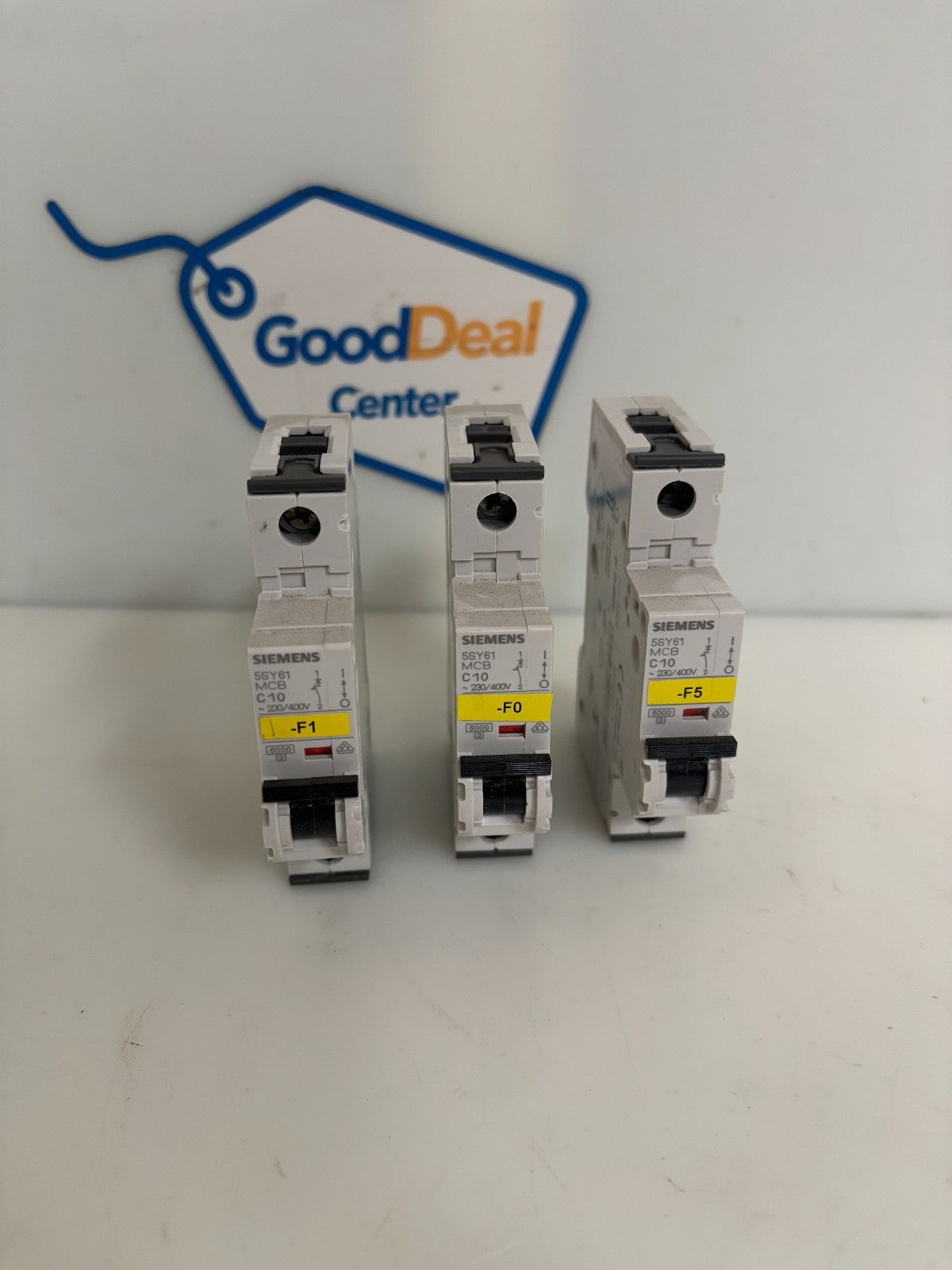 LOT OF 3 SIEMENS SINGLE POLE CIRCUIT BREAKER 5 SY61 C 10