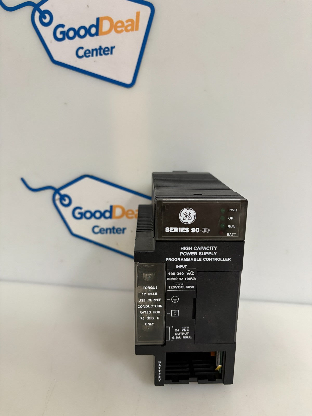 GE FANUC POWER SUPPLY 120/240 VAC HI-CAP 30W IC693PWR330J0