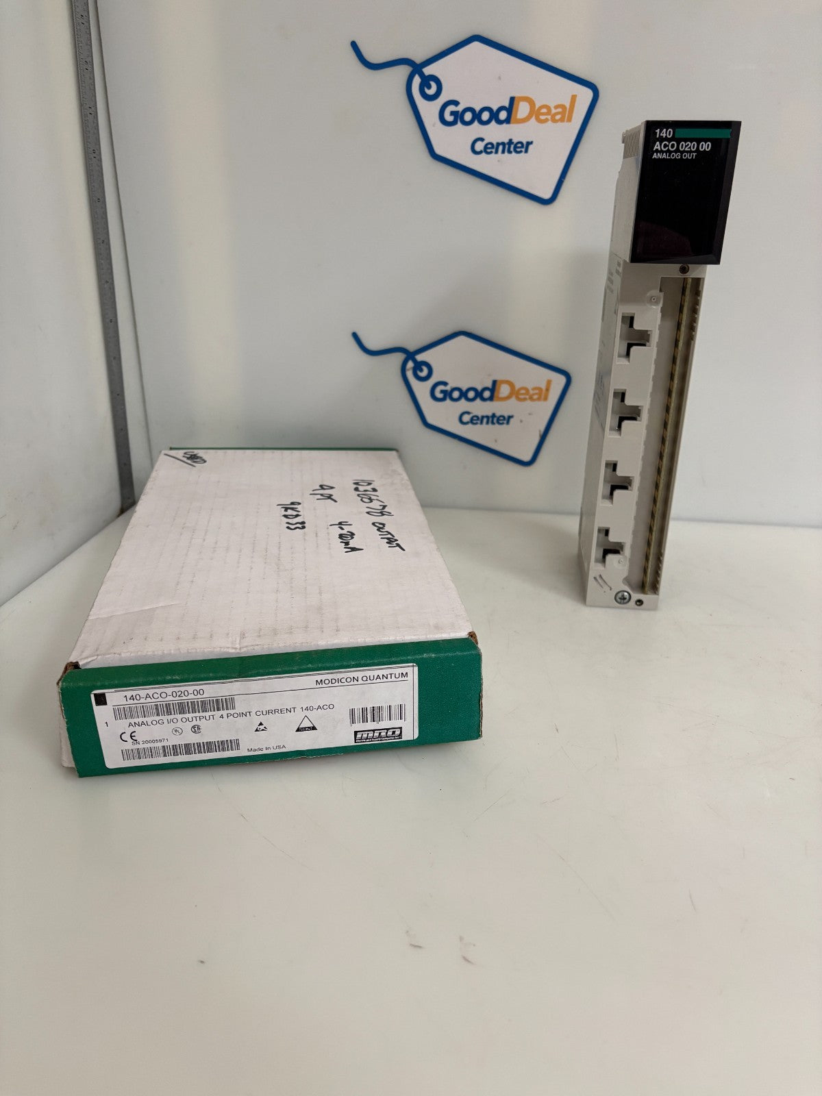 MRO MODICON QUANTUM 140-ACO-020-00 ANALOG I/O OUTPUT 4 POINT CURRENT 140-ACO