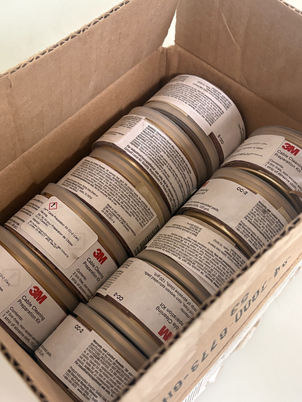 3M CC-2 CABLE CLEANING PREPARATION KIT  10 IN BOX2