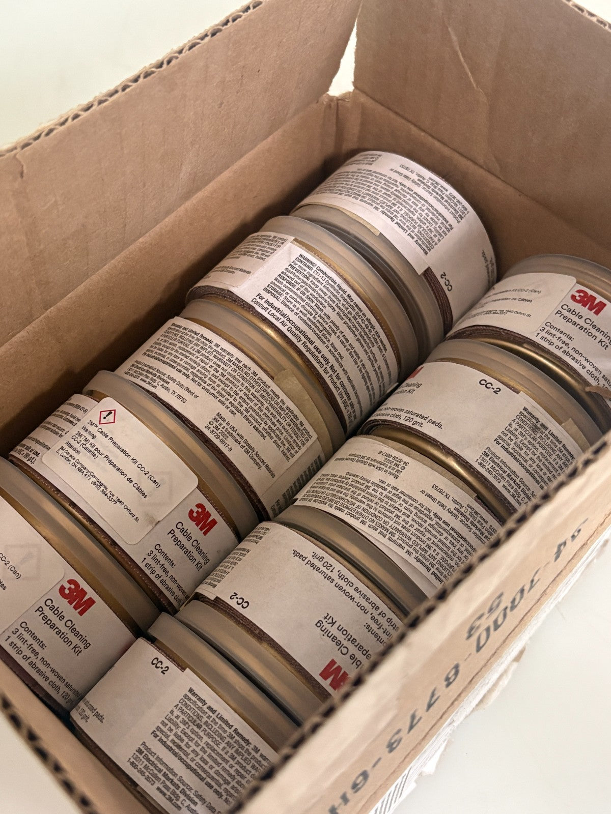 3M CC-2 CABLE CLEANING PREPARATION KIT  10 IN BOX2