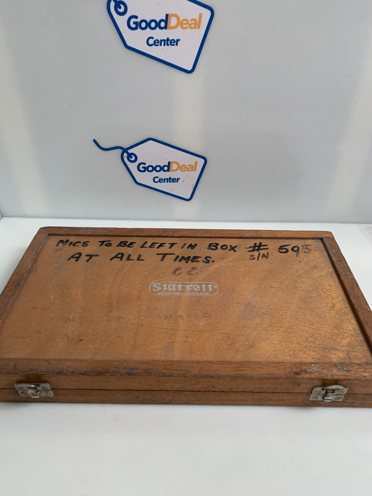 STARRETT OUTSIDE MICROMETER 7-8" VINTAGE W/BOX