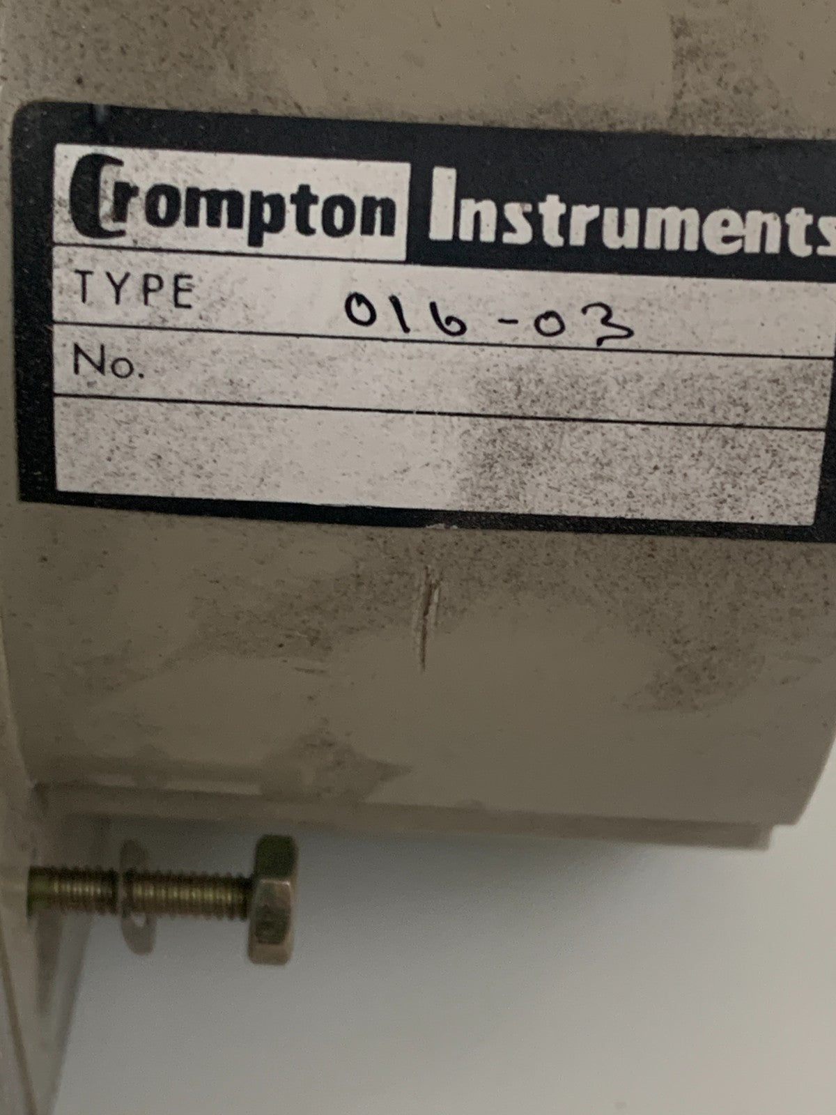 LOT OF 4 CROMPTON INST 0-100 PANEL AMP METER2