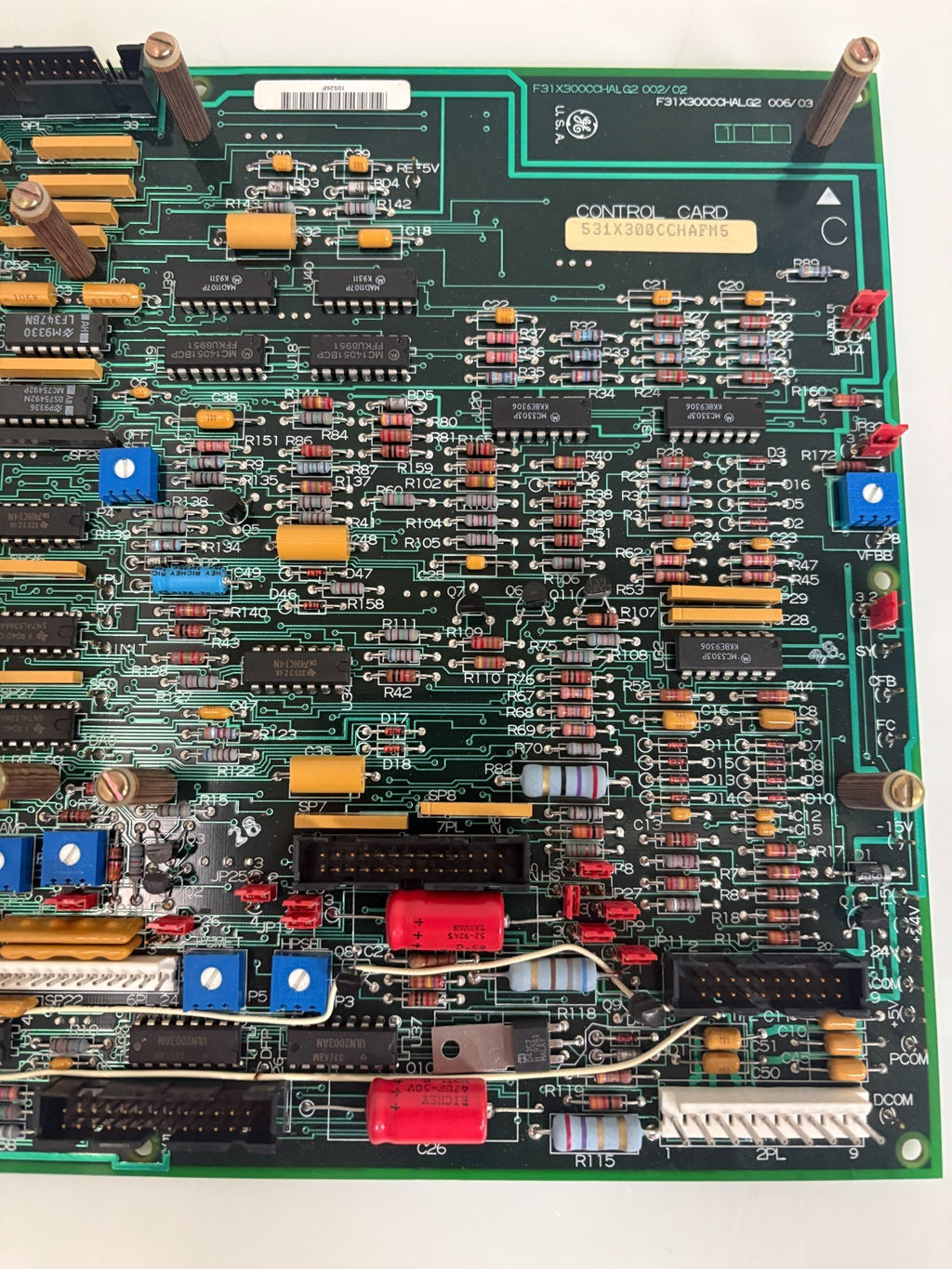 GENERAL ELECTRIC MAIN CONTROL BOARD 531X300CCHAFM54