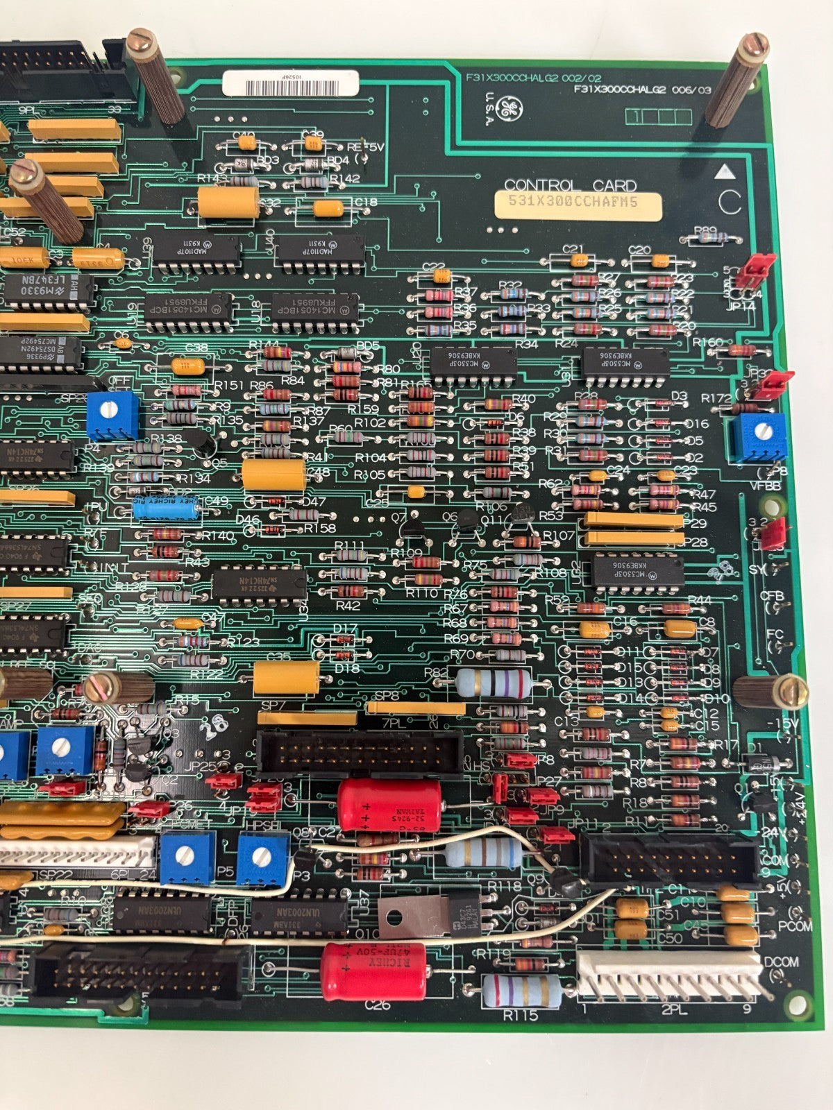 GENERAL ELECTRIC MAIN CONTROL BOARD 531X300CCHAFM54