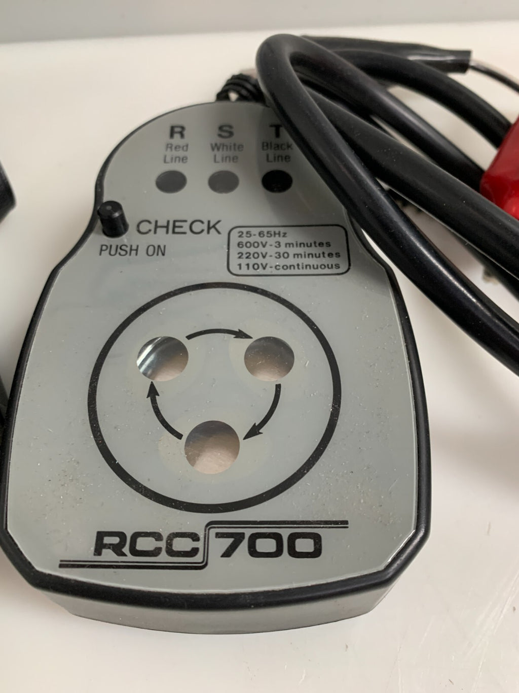 RCC ELECTRONICS  RCC700  Phase Rotation Indicator