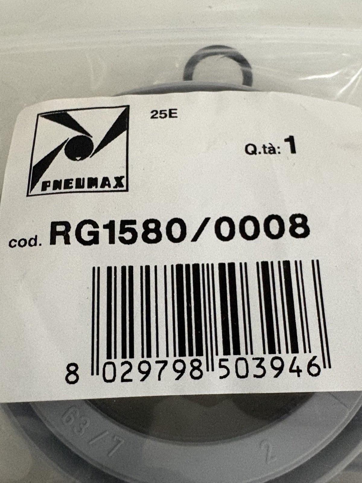 LOT OF 4 PNEUMAX SEAL KIT RG1580/00082