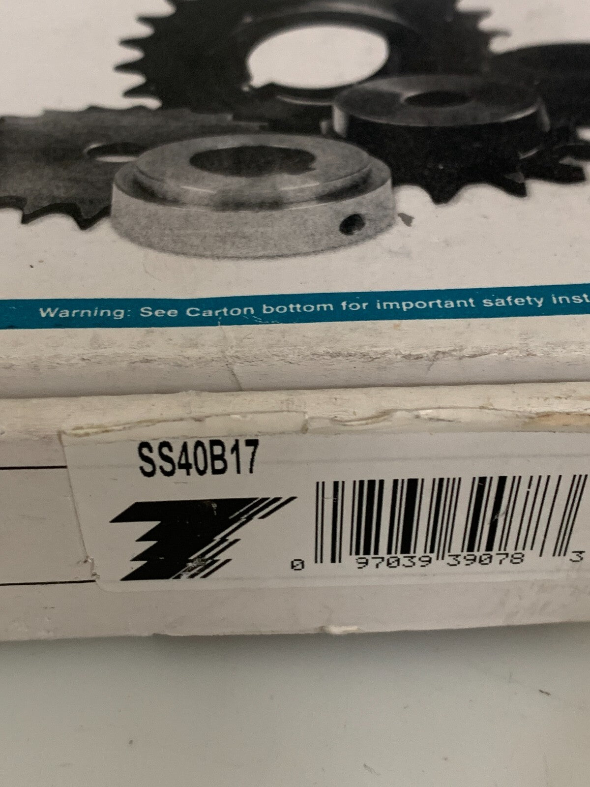 TSUBAKI STAINLESS STEEL SPROCKET SS40B172