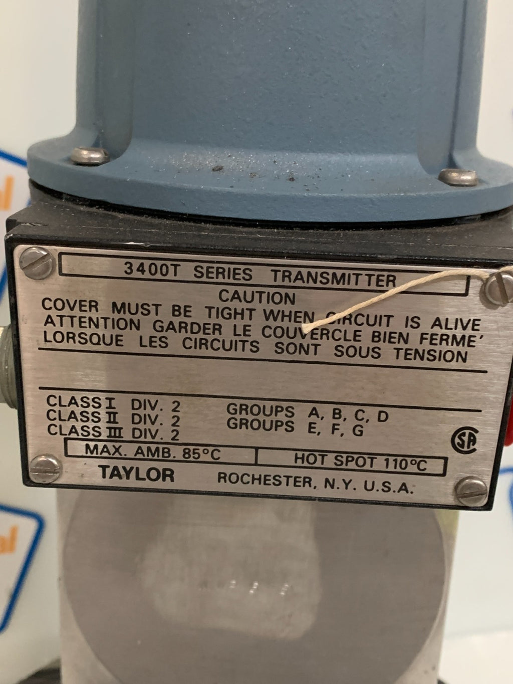 TAYLOR 3400T SERIES TRANSMITTER
