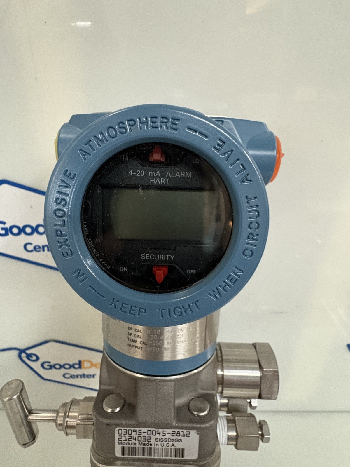 EMERSON ROSEMOUNT SMART FAMILY FLOWMETER 3095 MA2CA0010AA10N0BS304 W/MODULE