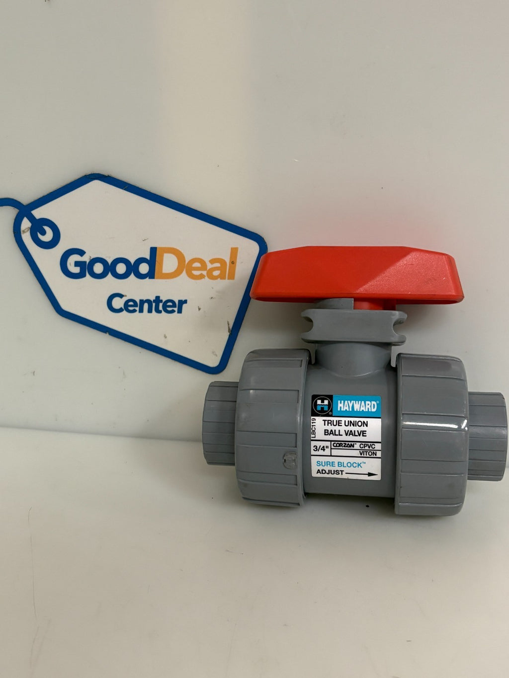 HAYWARD TRUE UNION 3/4 BALL VALVE CPVC VITON SEALS LBC1190