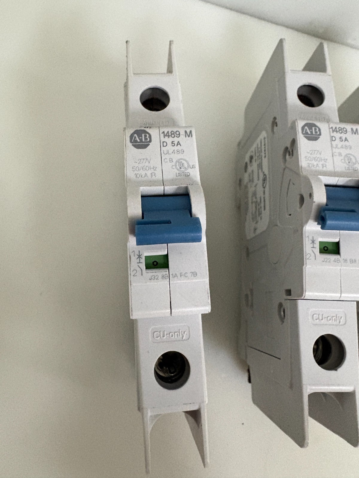LOT OF 4 ALLEN BRADLEY CIRCUIT BREAKER #1489 M D5A