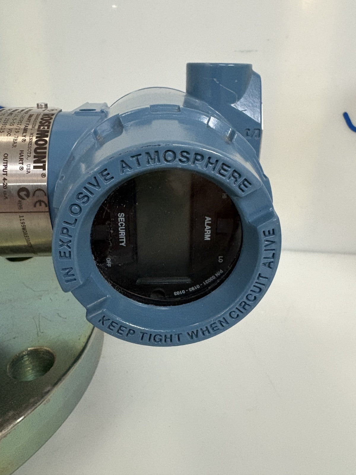 EMERSON ROSEMOUNT PRESSURE TRANSMITTER 3051CD2A22A1AS1M5DF