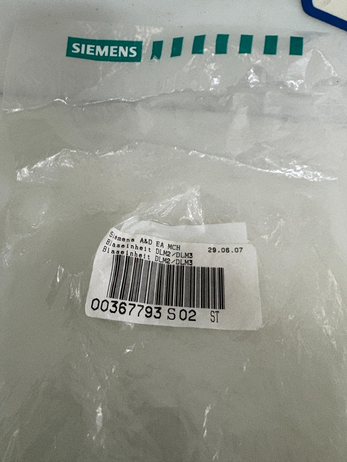 SIEMENS BLAST UNIT GAX-V4-00533