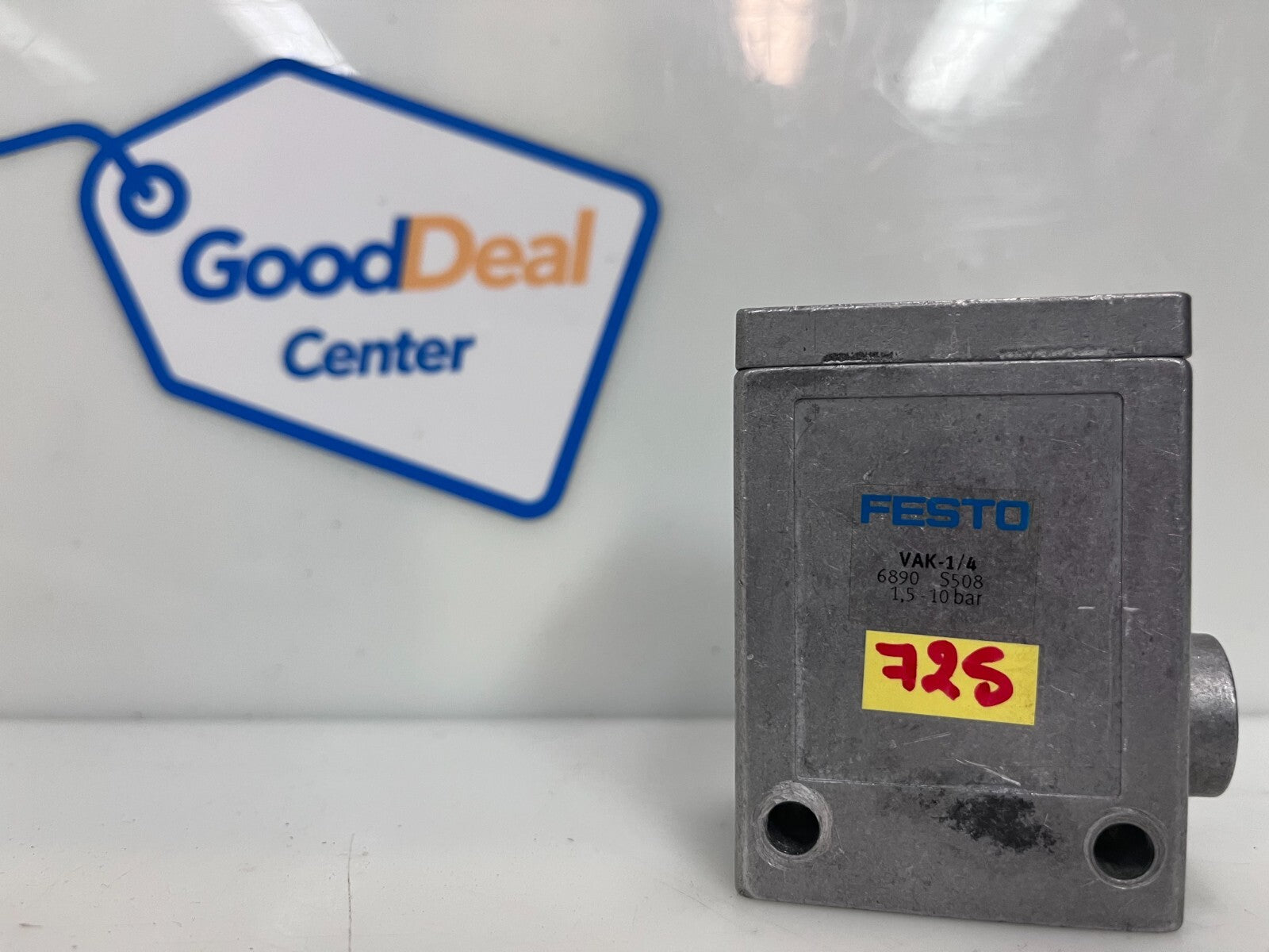 FESTO VAK-1/4 6890 S508 1,5-10 bar Vacuum Generator