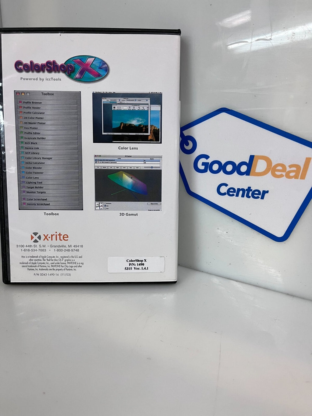 Xrite x-rite ColorShop X Mac and Windows Color Management