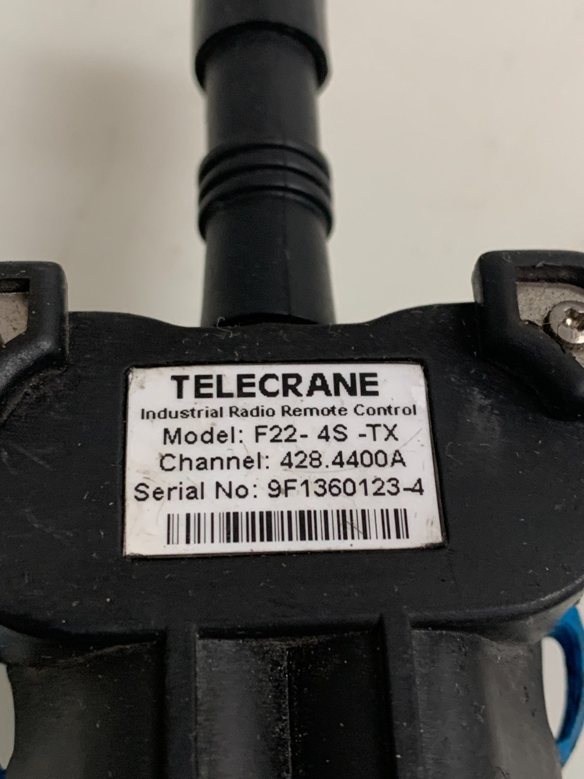 TELECRANE  Remote Controller Transmitter  F22-4S-TX