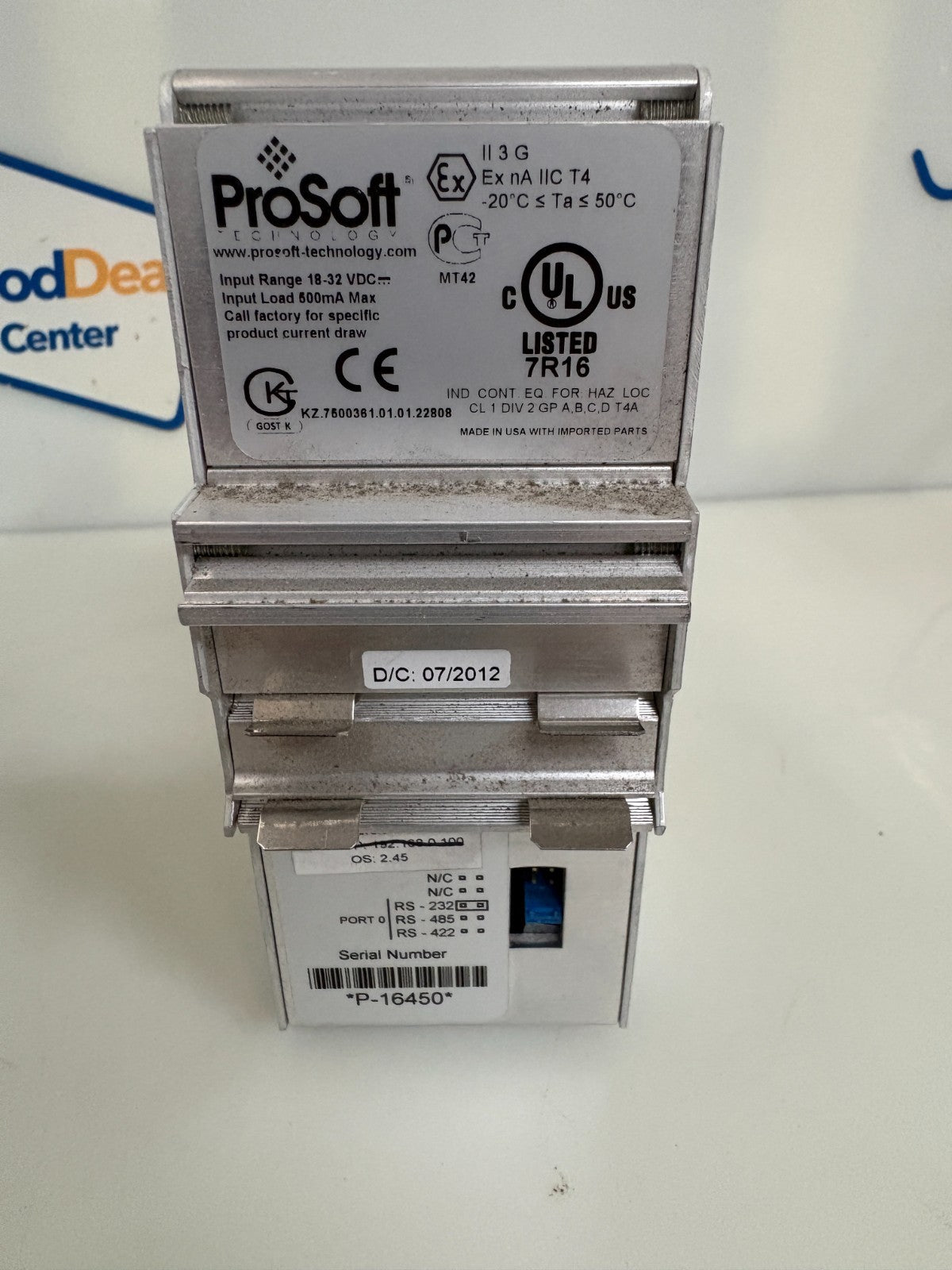 PROLINX ETHERNET GATEWAY MODBUS PLUS TO MODBUS TCP/IP PROSOFT 5303-MBP-DFNT