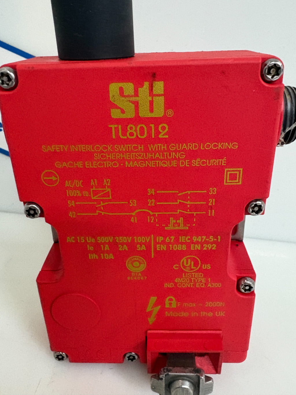 STI SAFETY INTERLOCK SWITCH TL8012