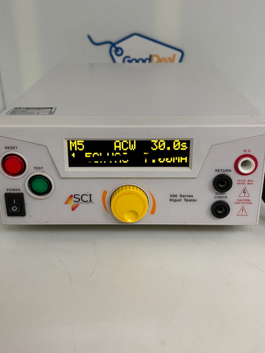 SCI 290 SERIES HIPOT TESTER 0