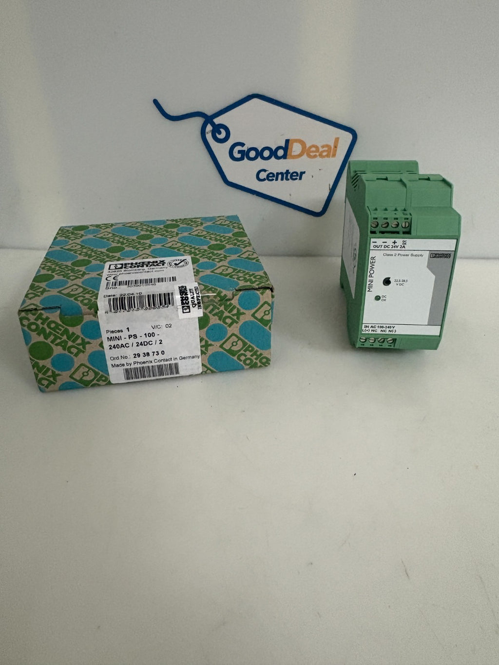 PHOENIX CONTACT SWITCHING POWER SUPPLY MINI-PS-100-240AC/24DC/20