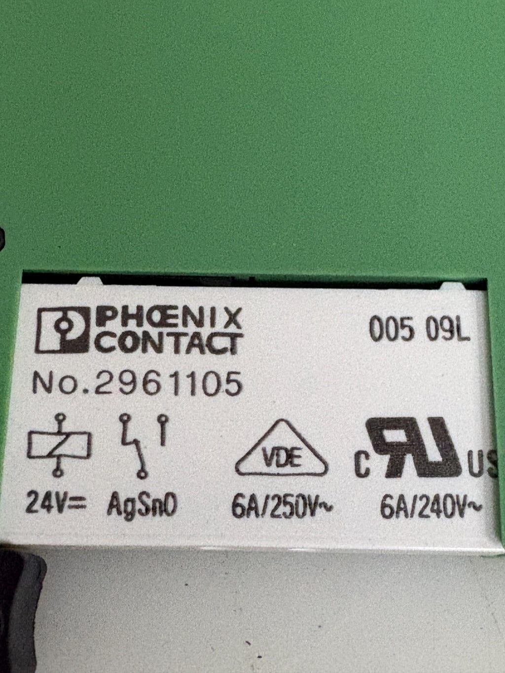 LOT OF 6 PHOENIX CONTACT 24VDC RELAY MODULE PLC-RSC-24DC/214