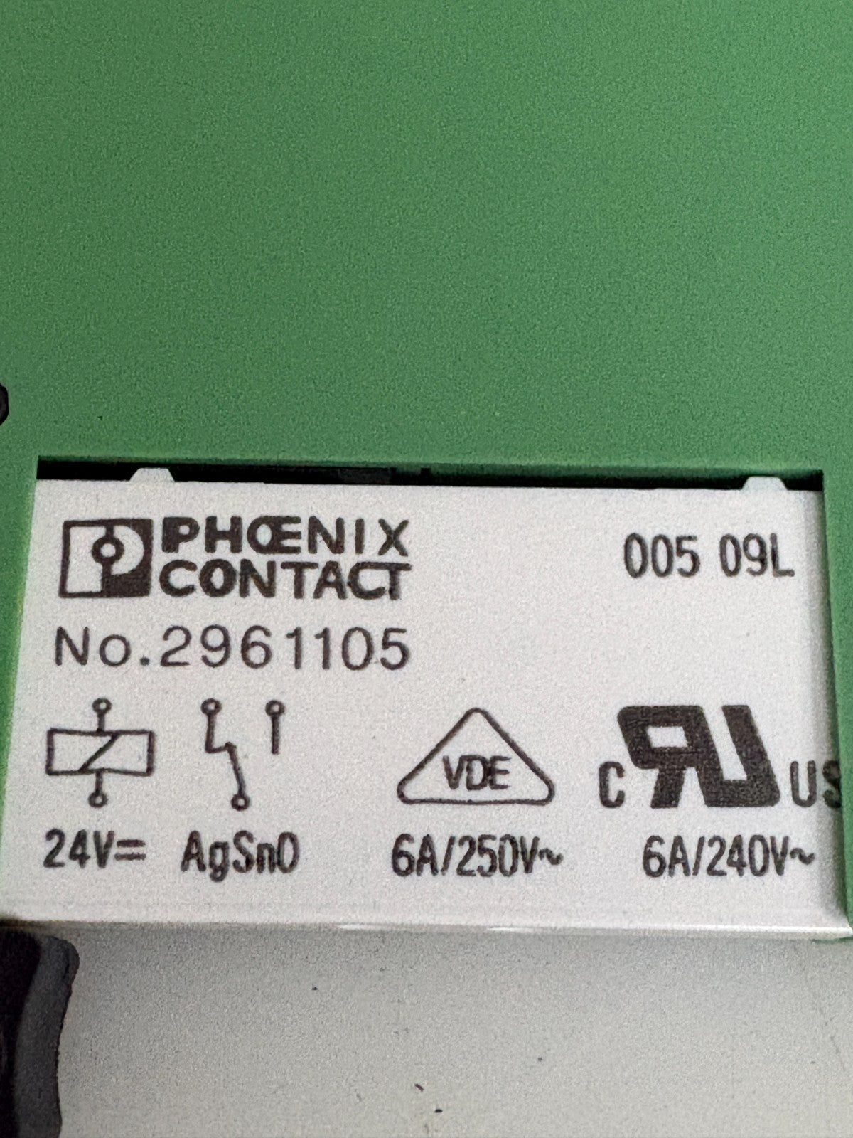 LOT OF 6 PHOENIX CONTACT 24VDC RELAY MODULE PLC-RSC-24DC/214