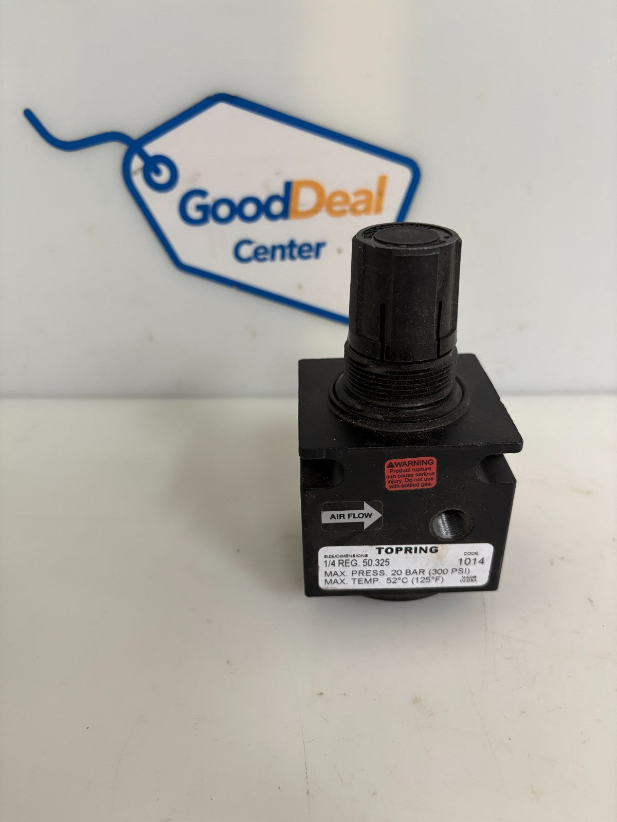 TOPRING AIR FLOW REGULATOR 1/4 REG 50.325 CODE 10140