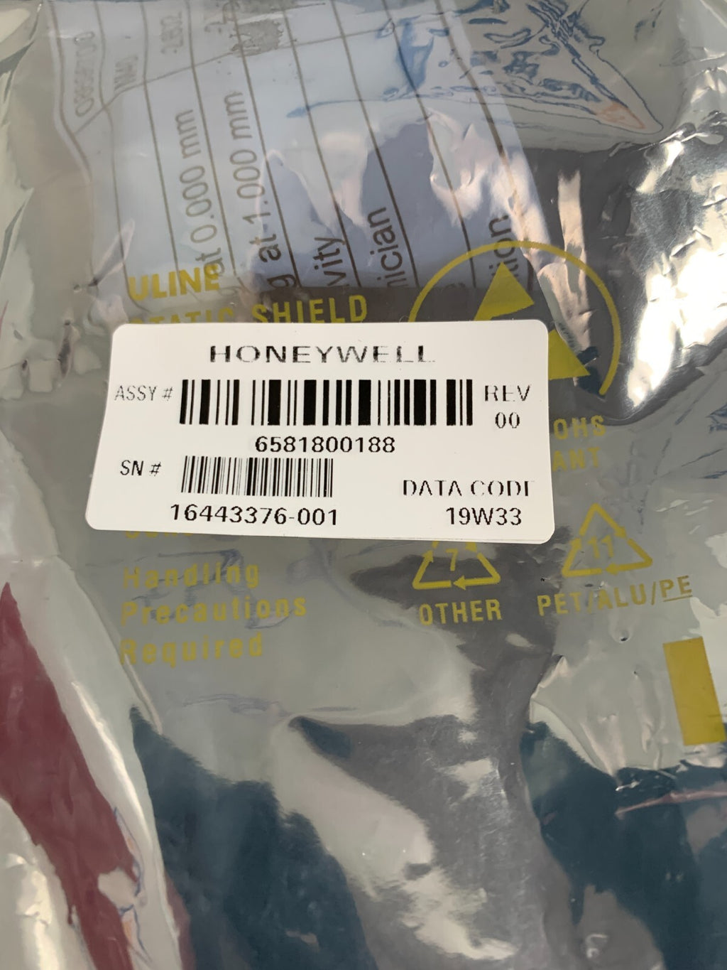HONEYWELL SENSOR XY ASSY Q4000 #08696700 SEAL3