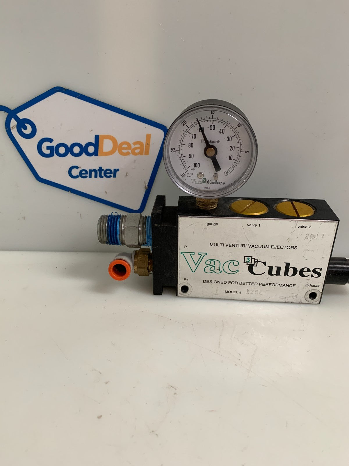 VAC CUBES  Model 120L Vacuum Ejector