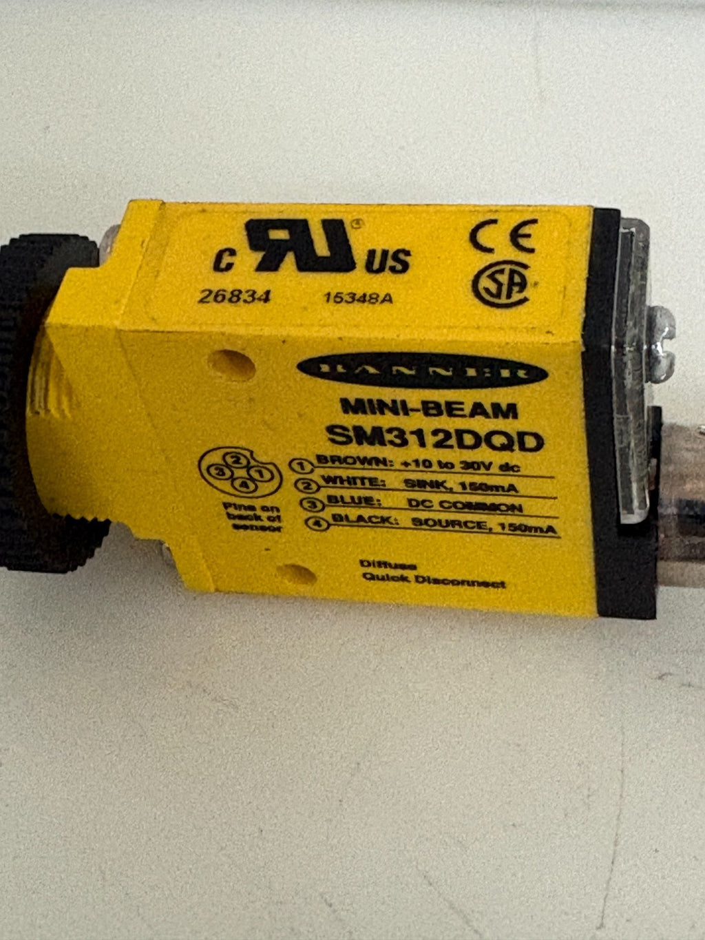 BANNER MINI BEAM PHOTO ELECTRIC SENSOR SM312DQD1