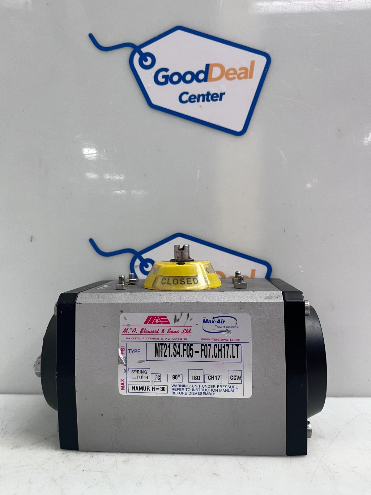 TRU-FLO / Max Air   MT21.SA.F05-F07.CH17.LT  Pneumatic Actuator
