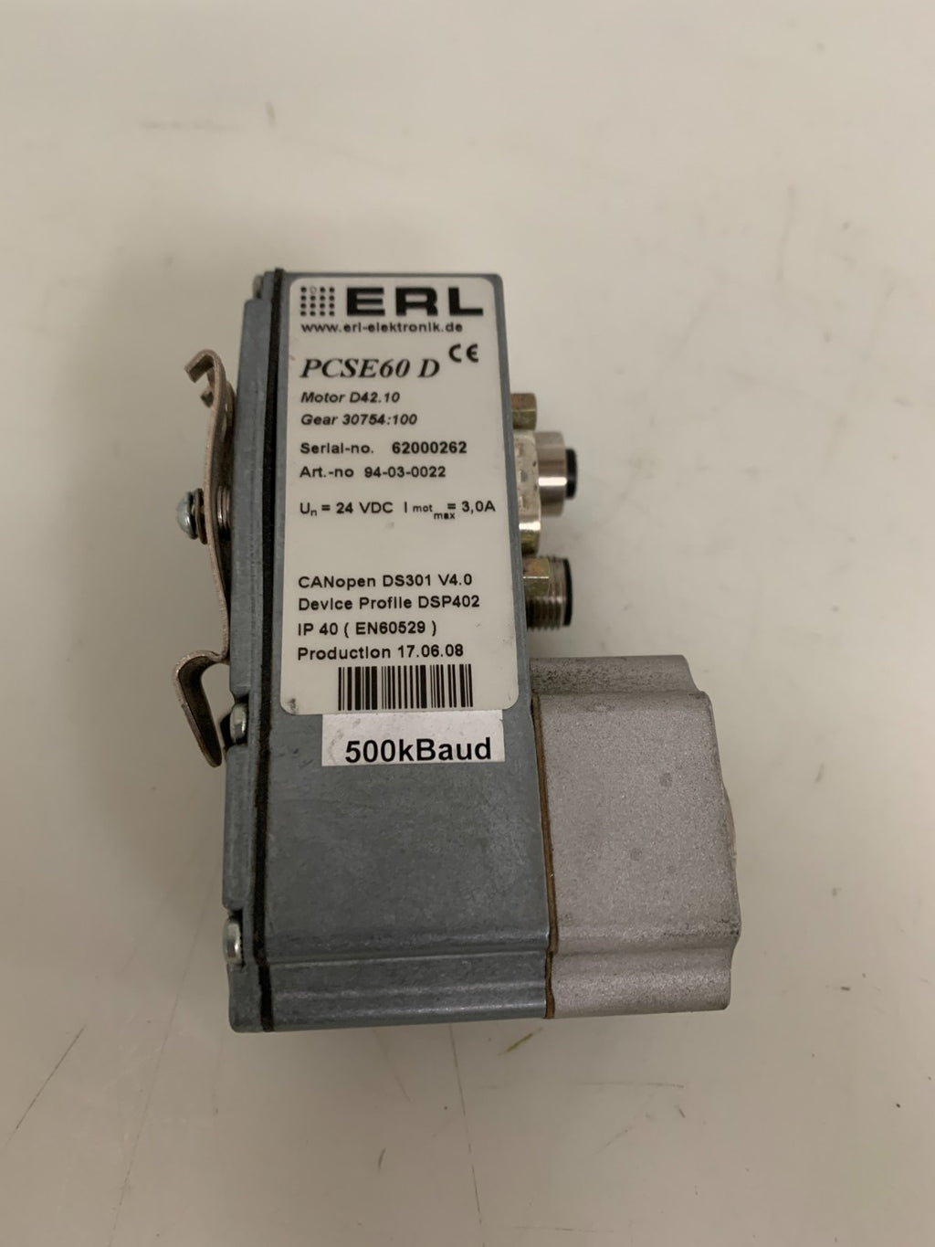 ERL PCSE 60 D MOTOR #94-03-0022