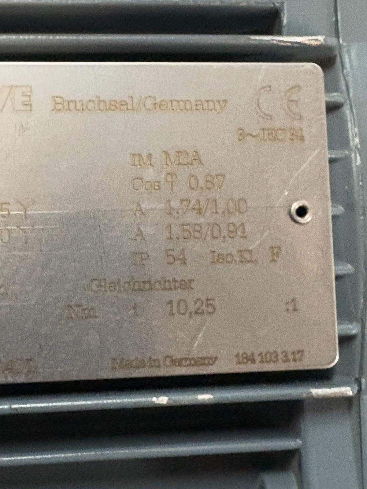 SEW EURODRIVE W30 DR63L2/TF/EH1S W/SINE ENCODER H0GS 74 DN 1024 R
