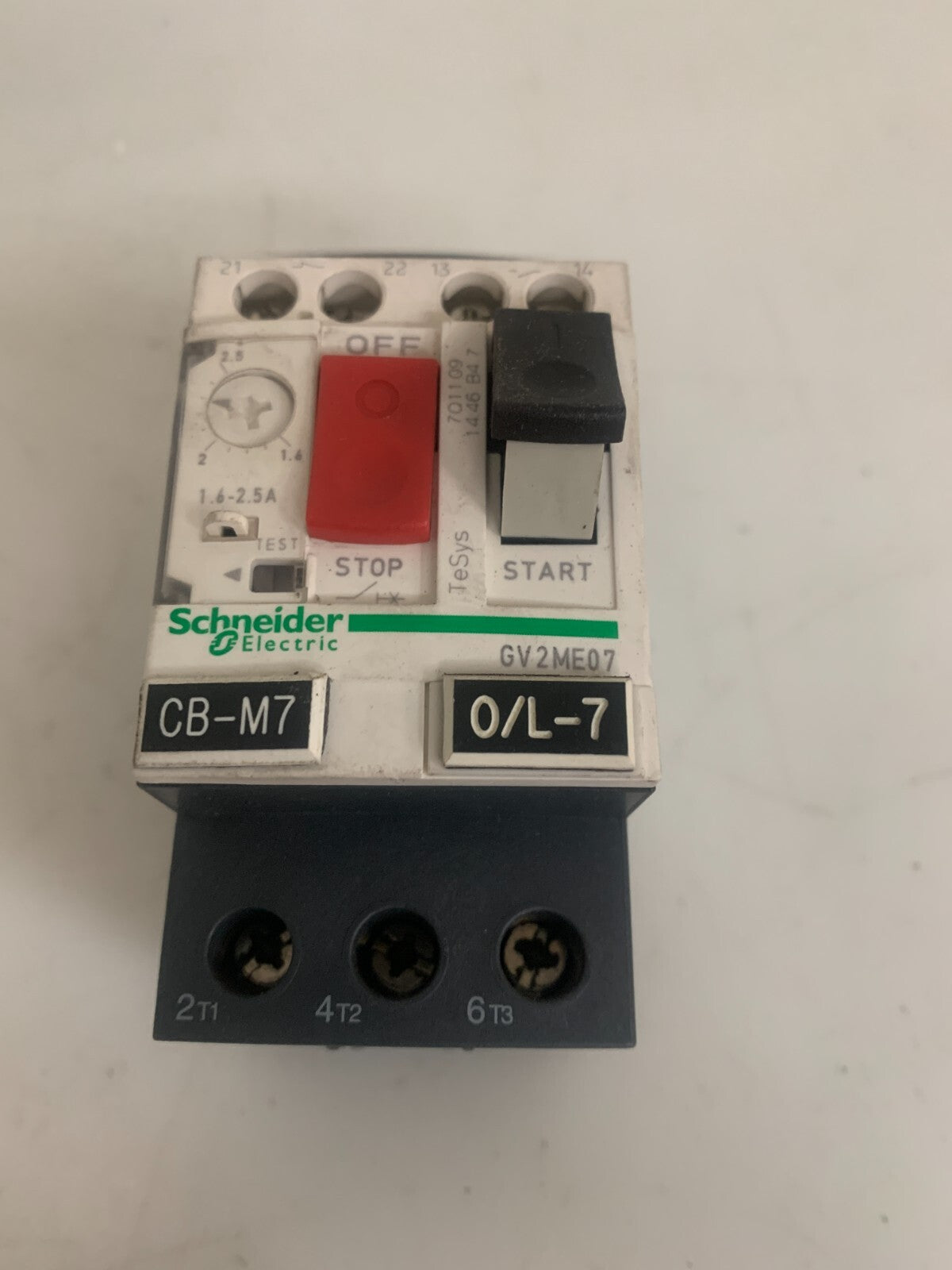 SCHNEIDER ELECTRIC CIRCUIT BREAKER GV2ME071