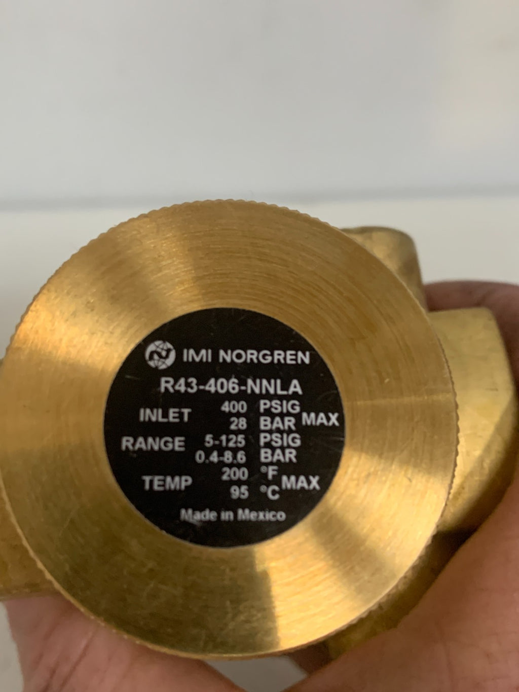 NORGREN PRESSURE REGULATING VALVE R43-406-NNLA