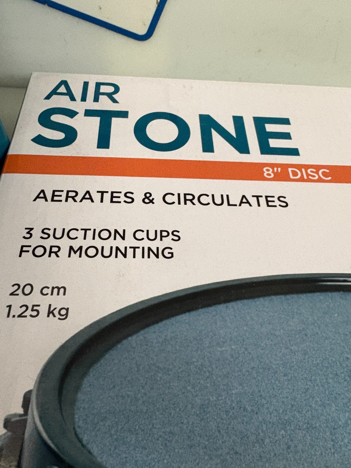 LOT OF 4 ACTIVE AQUA 8" AIR STONE AS8RD