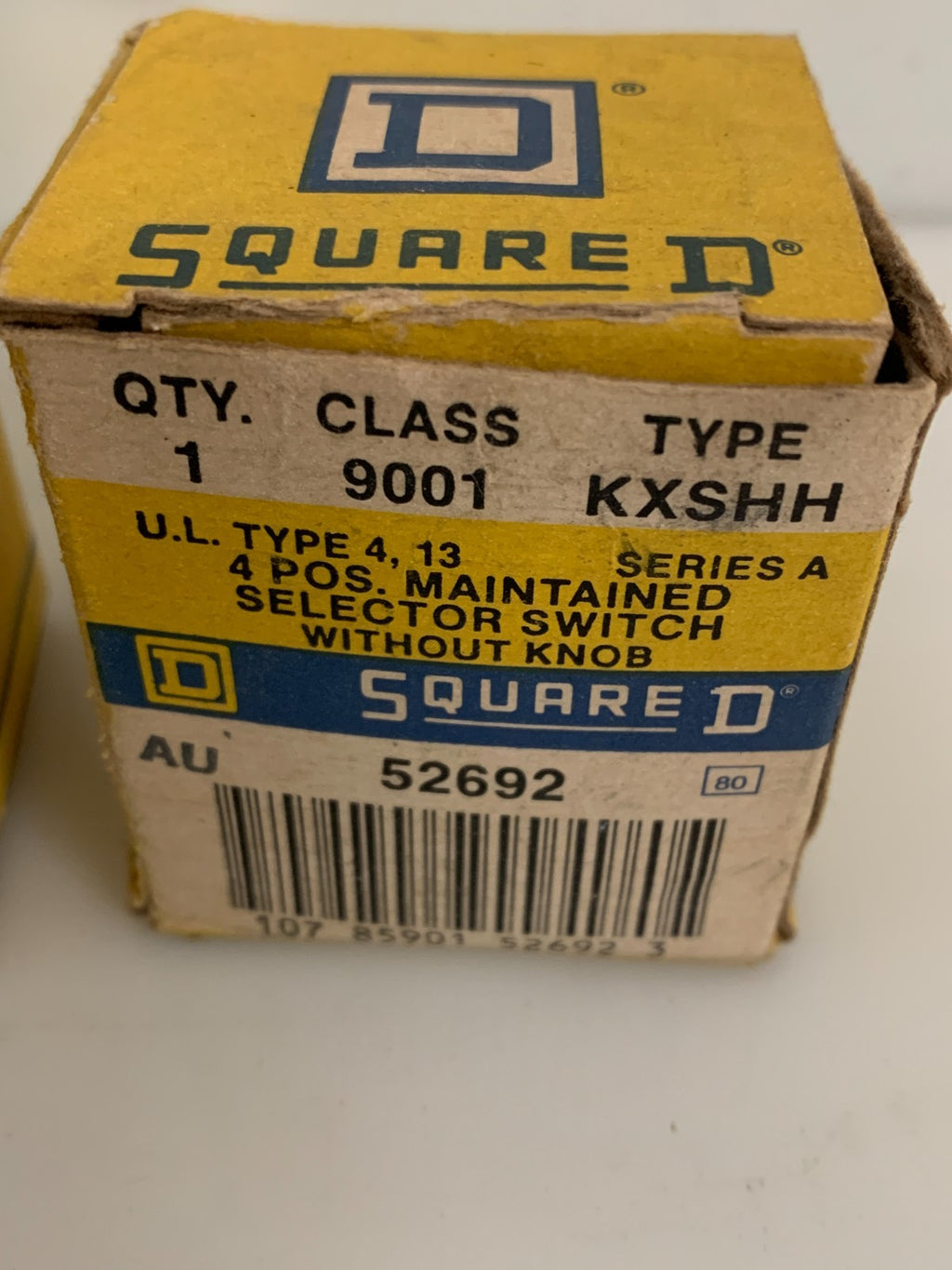 LOT OF 3 SQUARE D 4 POS SELECTOR SWITCH KXSH H 526922