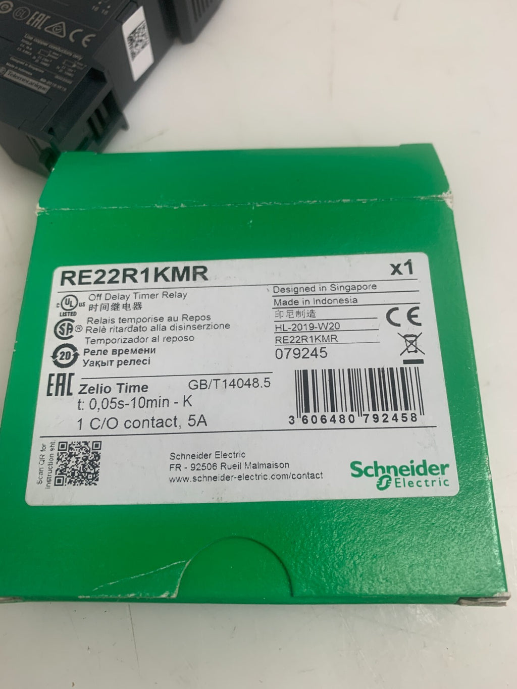 SCHNEIDER ELECTRIC  RE22R1KMR   Off Timer Relay