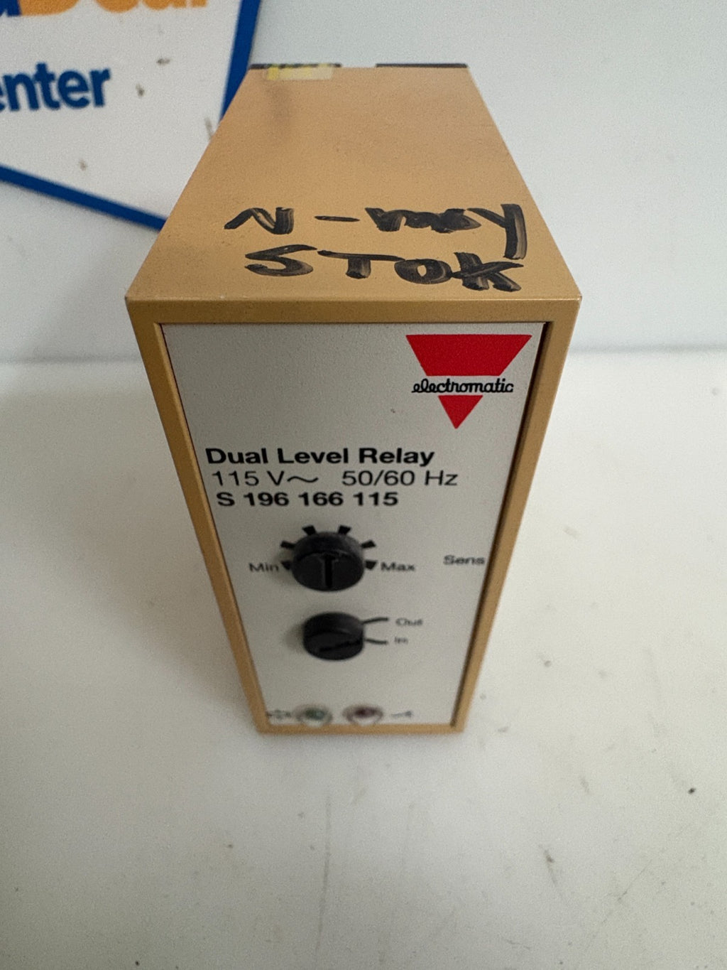 CARLO GAVAZZI ELECTROMATIC DUAL LEVEL RELAY #S 196 166