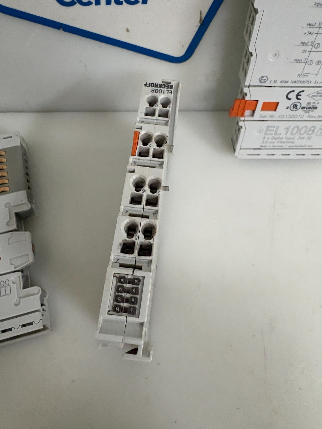 LOT OF 3 BECKHOFF 8X DIGITAL INPUT 24V DC EL 1008