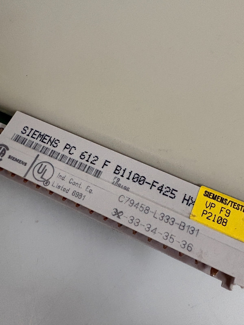 SIEMENS SIMATIC S5 INTERFACE MODULE 6ES5312-3AB12