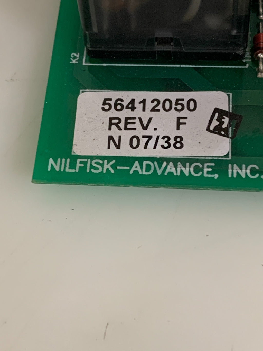 NILFISK-ADVANCE MOTHER BOARD PCB ASSY CARD 56412050 REV F