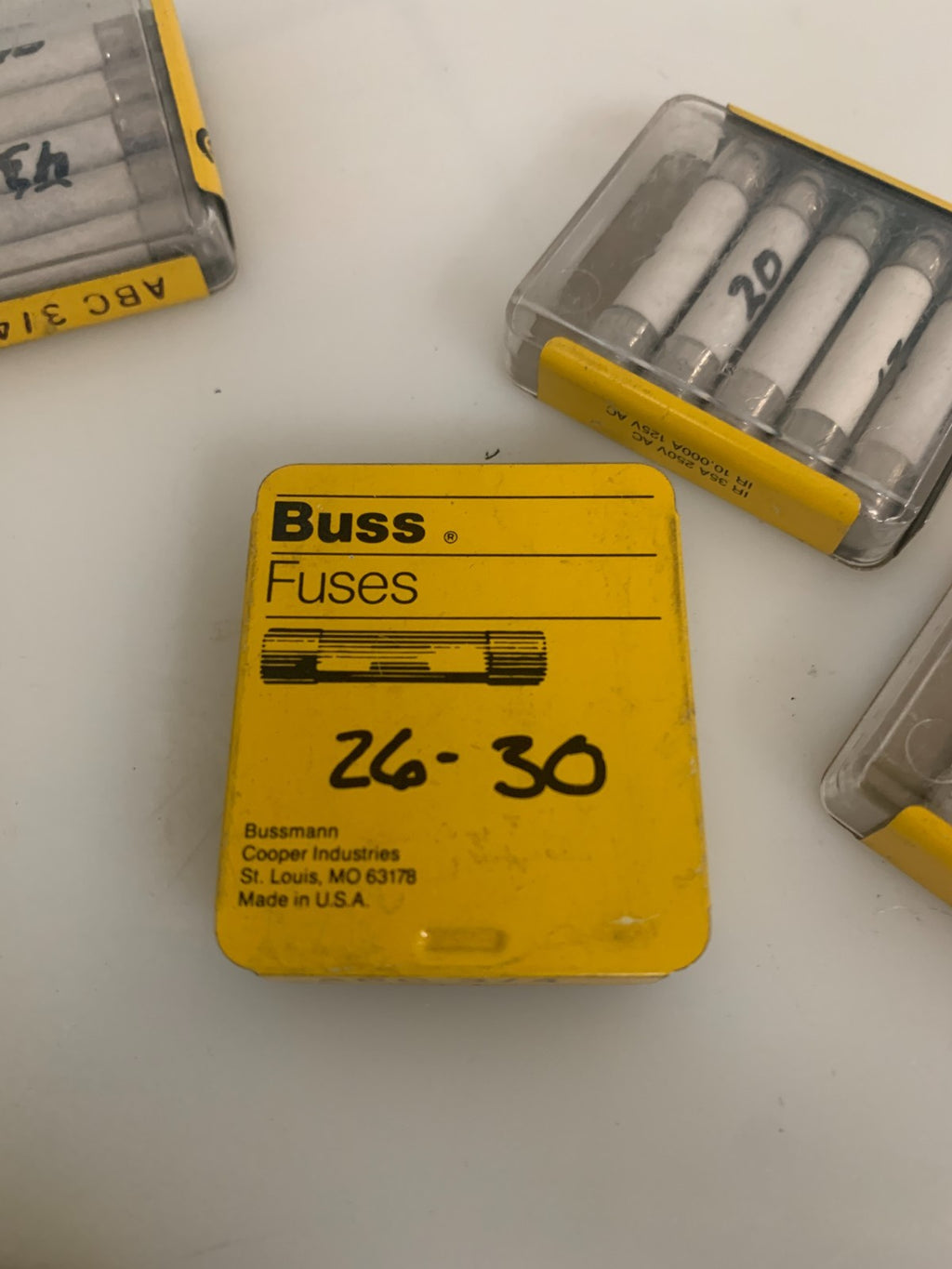 BUSS FUSES ABC 3/4 6 BOX OF 5