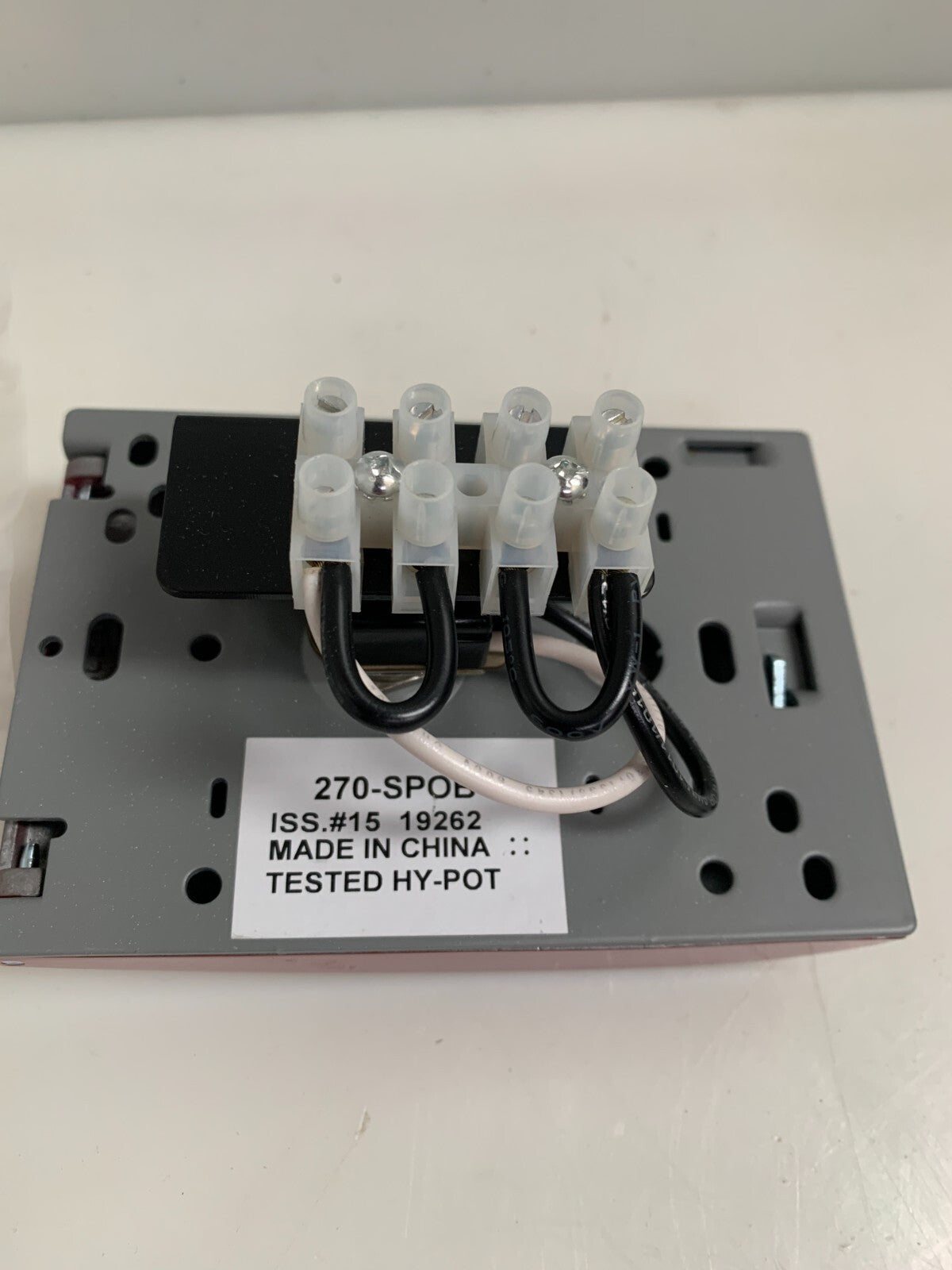 EDWARDS MANUAL STATION 270-SPOB