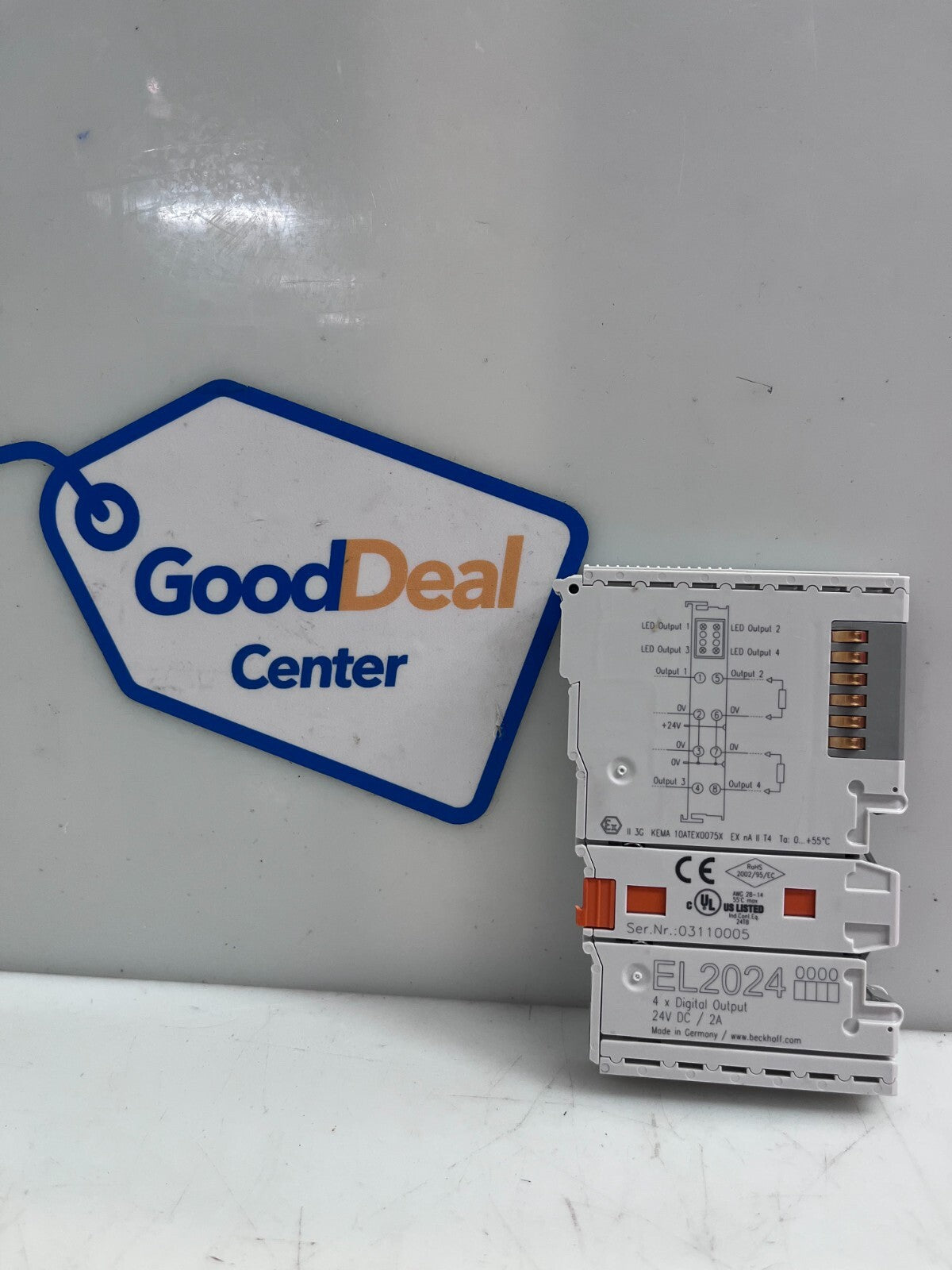 BECKHOFF EL2024-0000 Digital Output Terminal 03110005