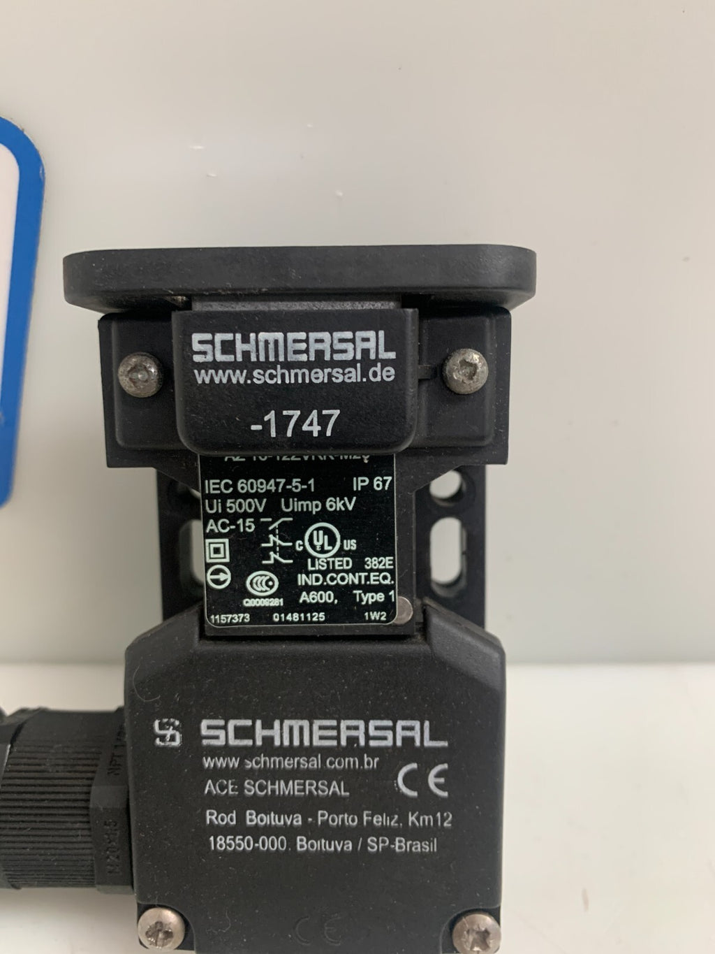SCHMERSAL  AZ 16-12ZVRK-M20   Safety Interlock Switch