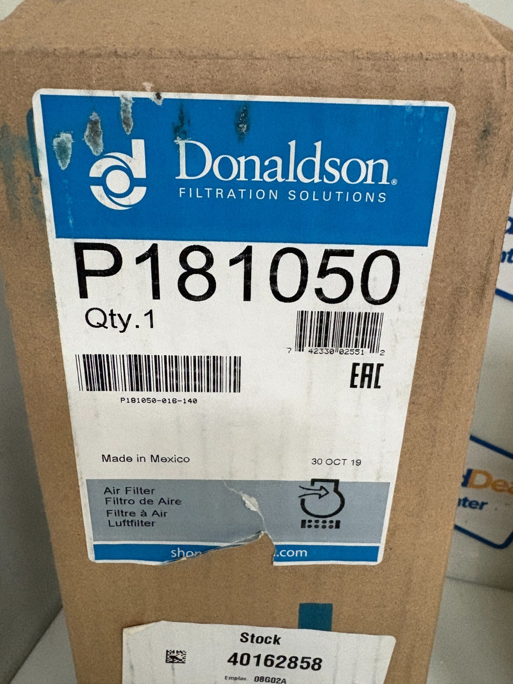 DONALDSON AIR FILTER P181050
