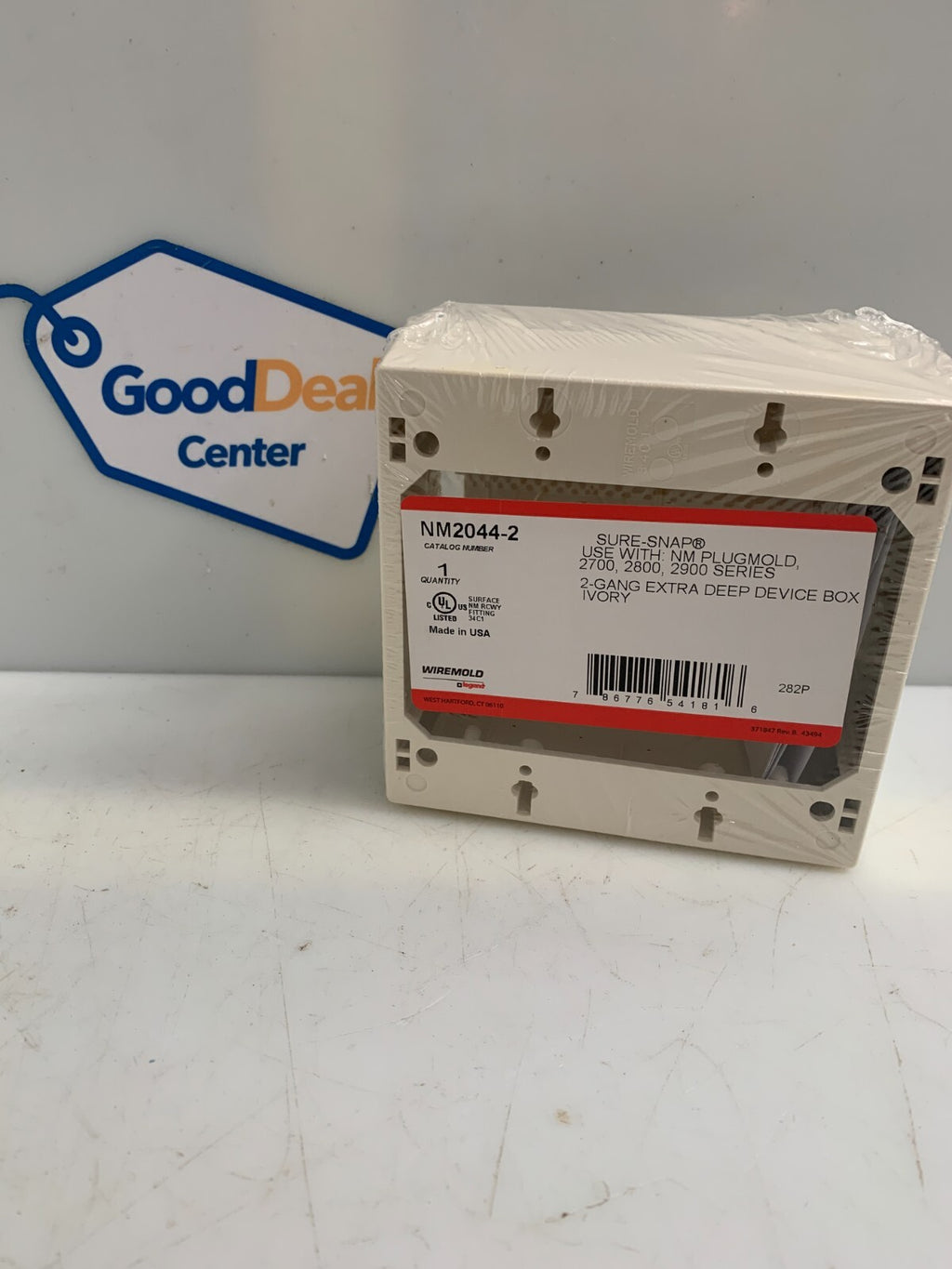 Legrand Wiremold Sure-Snap NM2044-2 Extra Deep Device Box of 5